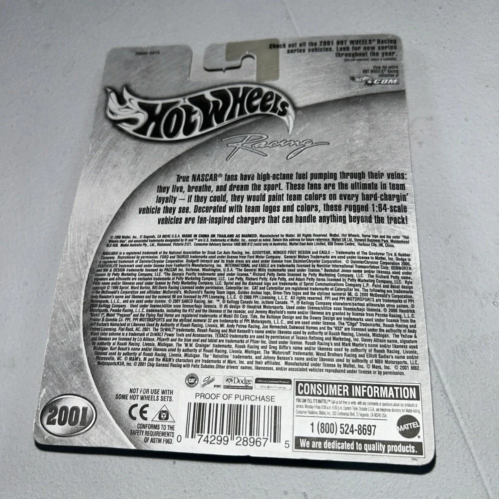 2001 Hotwheels Racing Tailginner Trucks Set 4 Of 4‎
